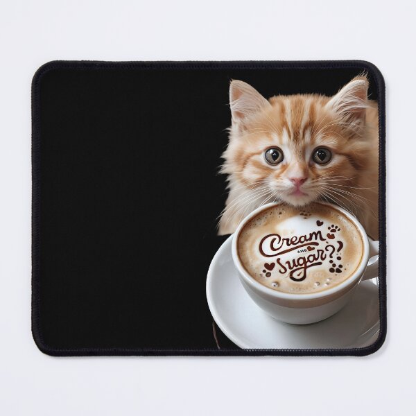 Item preview, Cream and sugar? Purrhaps designed and sold by Tees16.