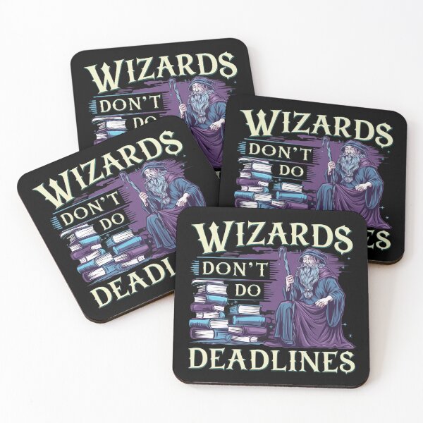 Item preview, Wizards don’t do deadlines designed and sold by MagicWander.