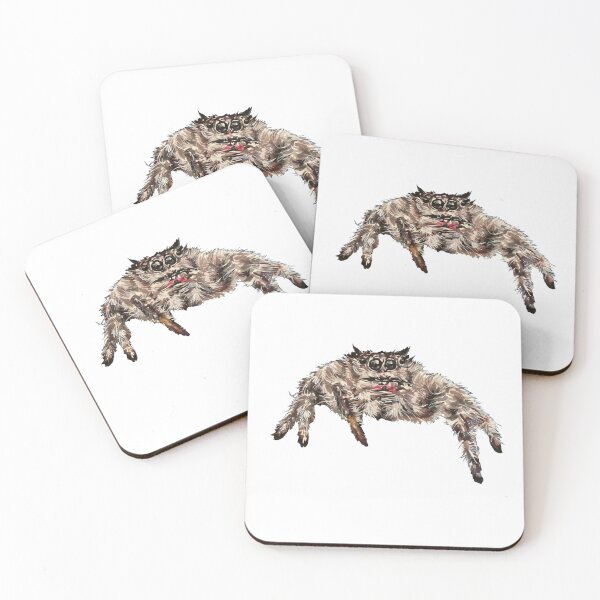 Item preview, Hand Drawn Jumping Spider in Marker and Gel Pen designed and sold by Paintbrushbetty.