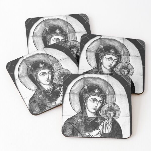 Item preview, the old orthodox icon, photo black and white inspirations designed and sold by Gabi.Media.