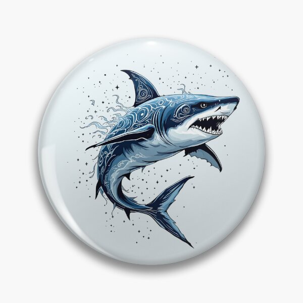 Item preview, Spirit Animal Shark – Power, Instinct & Fearlessness designed and sold by Jollys-ArtShop.