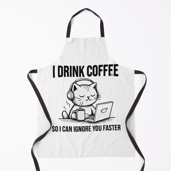 Item preview, I drink coffee so I can ignore you faster designed and sold by Tees16.