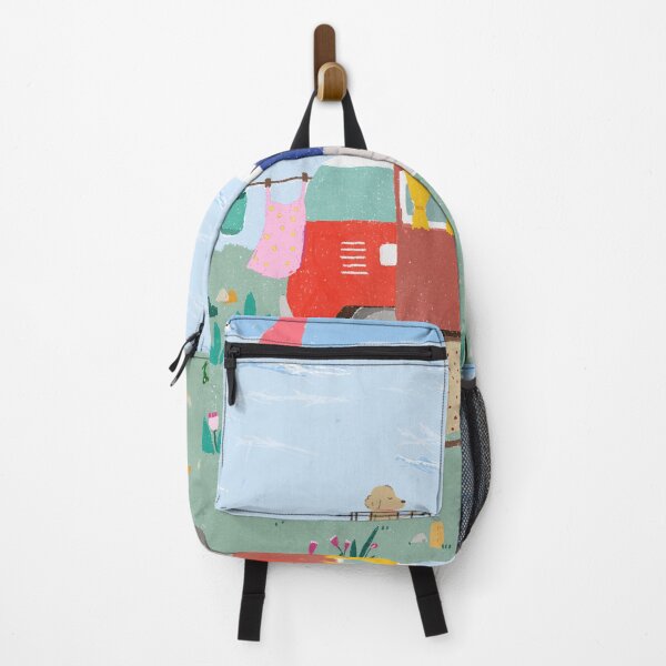 Item preview, Whimsical Travel Beach Camper Van with Animals by Suki McMaster designed and sold by Suki McMaster.