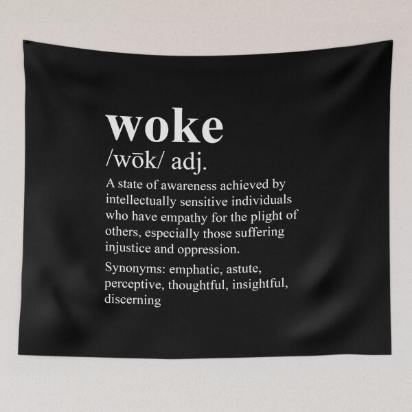 Item preview, Woke Definition Progressive Activist  designed and sold by The Junto Shop.