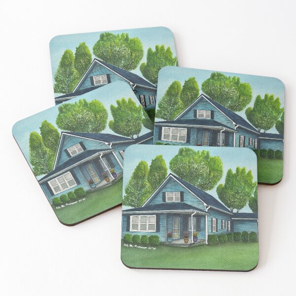 Item preview, Rice House, Spring - Watercolor Print designed and sold by Erin Orstrom's Art.