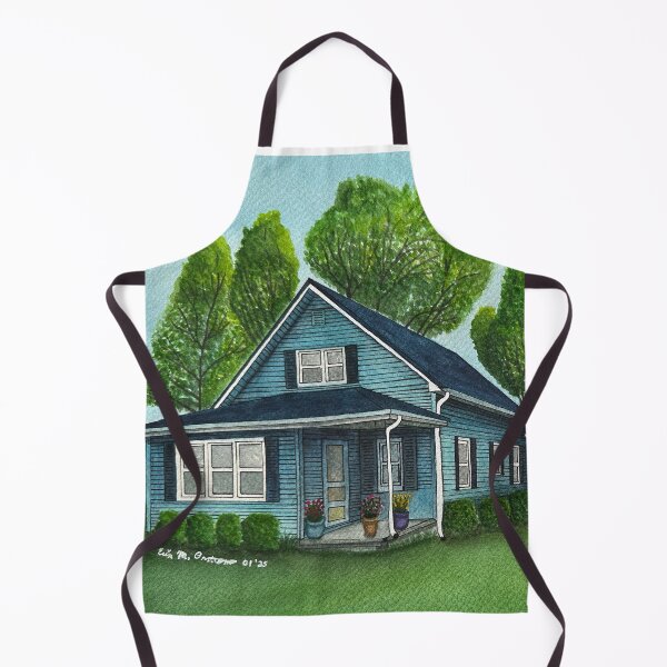 Item preview, Rice House, Spring - Watercolor Print designed and sold by Erin Orstrom's Art.
