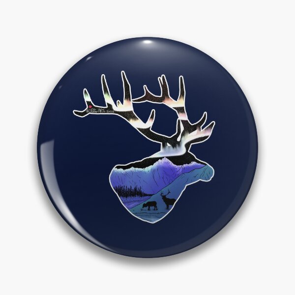 Item preview, Northern Lights - Elk designed and sold by SPufferART.