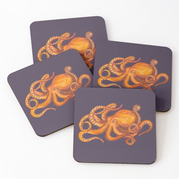 Artikelvorschau, Orangefarbener Oktopus Nr. 2 entworfen und verkauft von CaitlinPadilla.