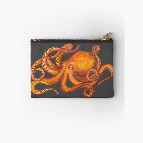 Artikelvorschau, Orangefarbener Oktopus Nr. 2 entworfen und verkauft von CaitlinPadilla.
