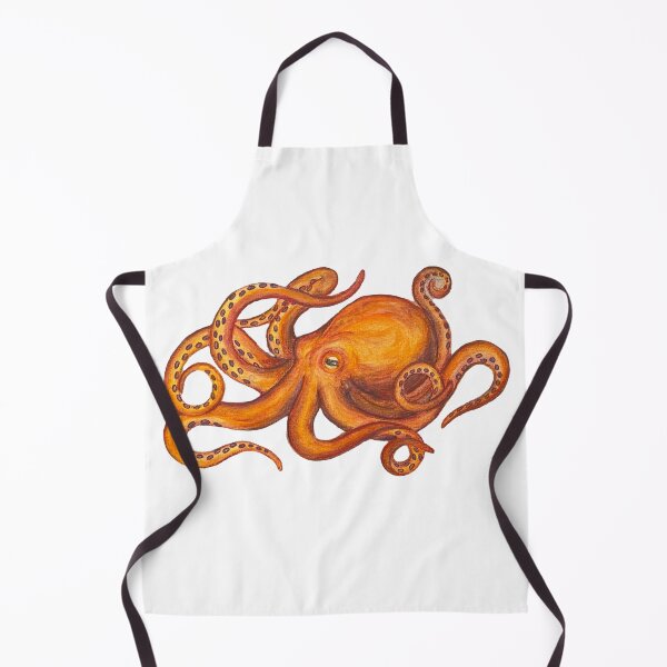 Artikelvorschau, Orangefarbener Oktopus Nr. 2 entworfen und verkauft von CaitlinPadilla.