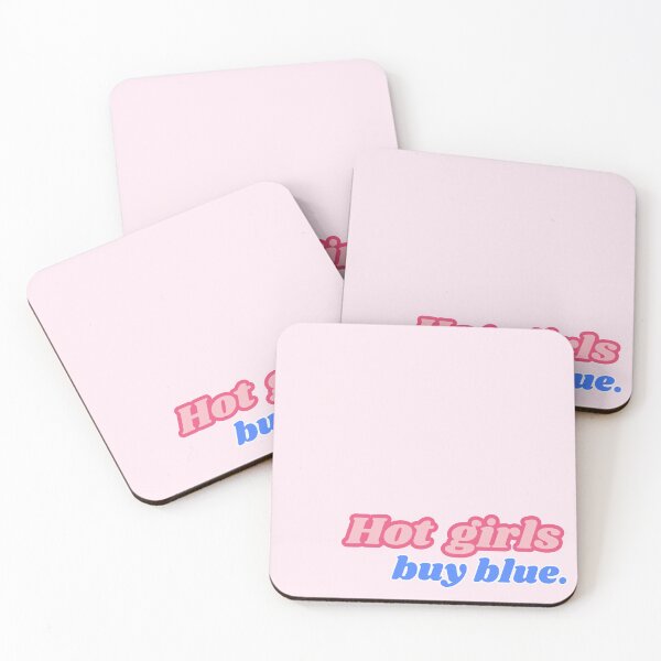Item preview, Hot Girls Buy Blue! Support Democracy! designed and sold by violettebubble.