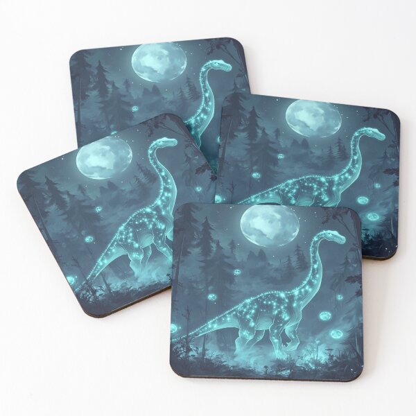 Item preview, Mystical Dinosaur Art – Fantasy Prehistoric Scene for Dinosaur Fans designed and sold by anettfaye.