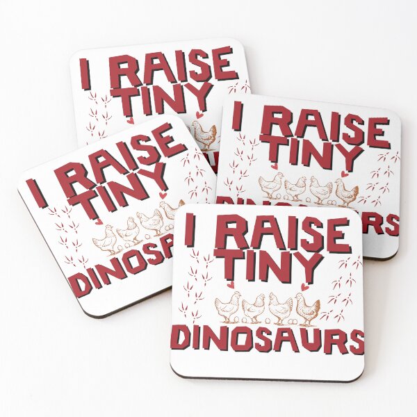 Item preview, I RAISE TINY DINOSAURS FUNNY CHICKEN DESIGN designed and sold by SellingStuff91.