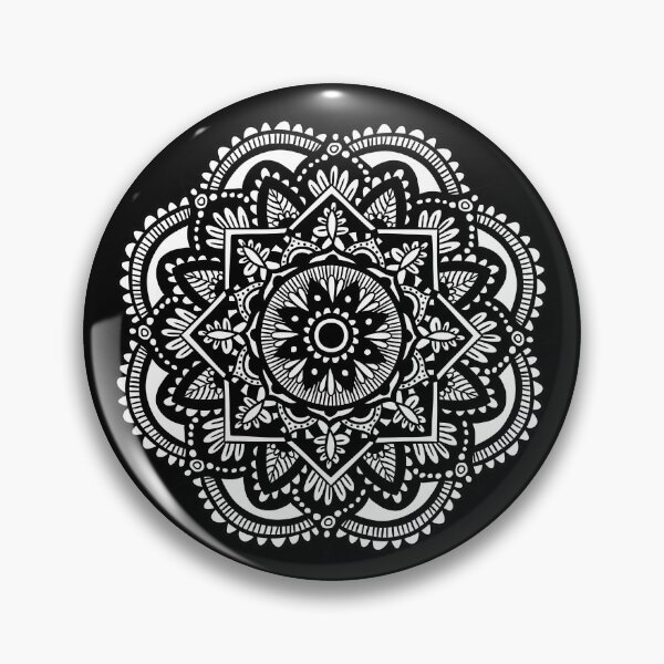 Item preview, Black and White Mandala designed and sold by Julie Erin Designs.