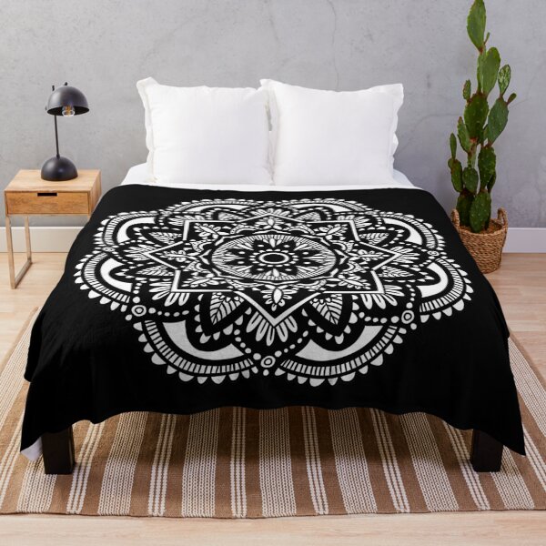 Item preview, Black and White Mandala designed and sold by Julie Erin Designs.