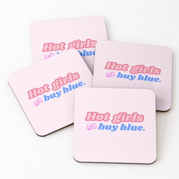 Item preview, Hot Girls Buy Blue! Support Democracy! designed and sold by violettebubble.