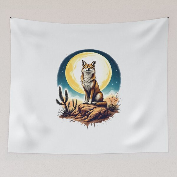 Item preview, Spirit Animal Coyote – Trickster, Adaptability & Humor designed and sold by Jollys-ArtShop.