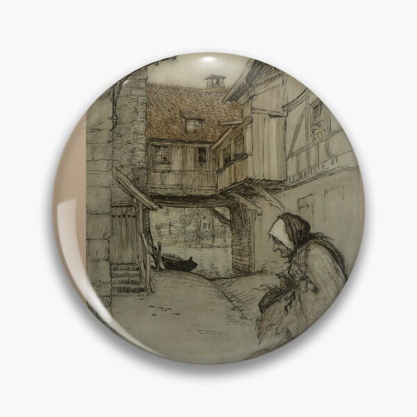 Item preview,  Arthur Rackham  There was an Old Woman Who Lived in a Village designed and sold by TeeARTHY.
