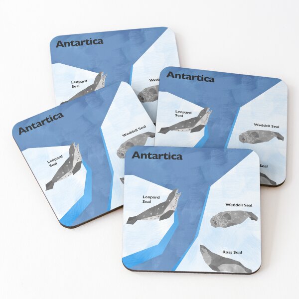 Item preview, Antarctic seals labeled designed and sold by histriophoca.