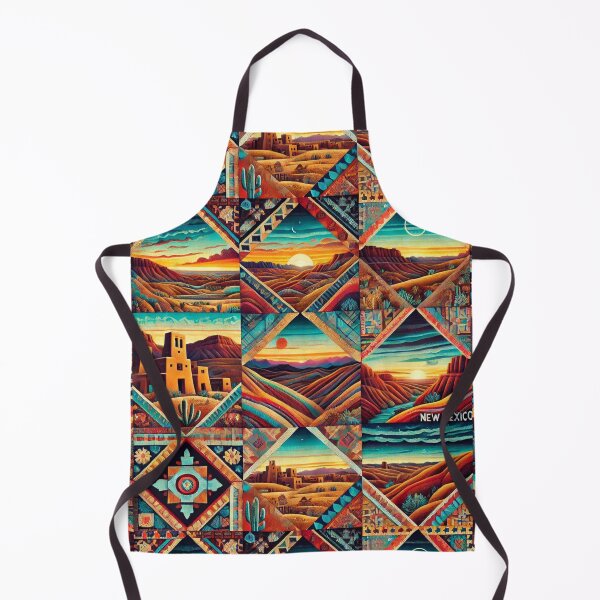 Item preview, Southwest Spirit Quilt: Seamless New Mexico-Inspired Pattern designed and sold by Meta2Physical.