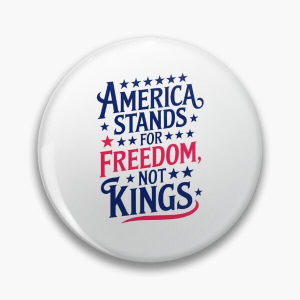Item preview, America Stands For Freedom, Not Kings: Liberty For All designed and sold by elynne9.