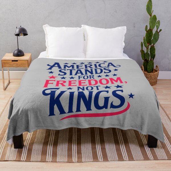 Item preview, America Stands For Freedom, Not Kings: Liberty For All designed and sold by elynne9.