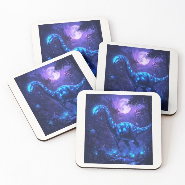 Item preview, Mystical Dinosaur Art – Fantasy Prehistoric Scene for Dinosaur Fans designed and sold by anettfaye.