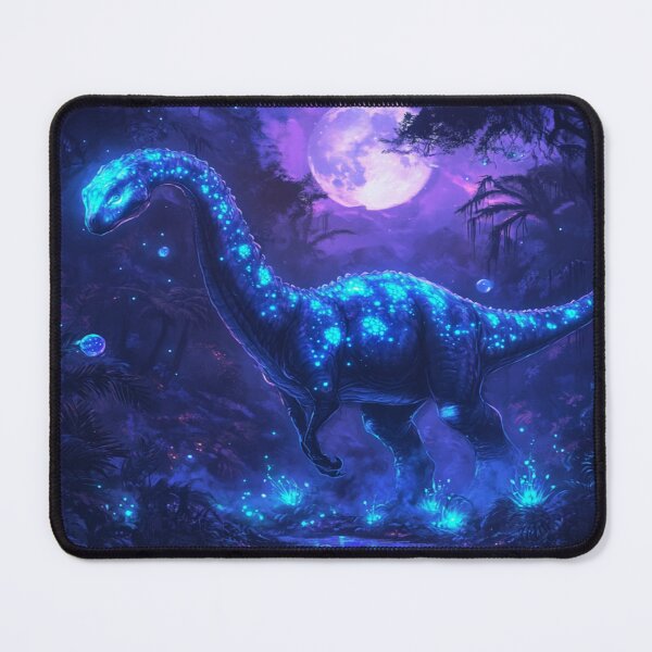 Item preview, Mystical Dinosaur Art – Fantasy Prehistoric Scene for Dinosaur Fans designed and sold by anettfaye.