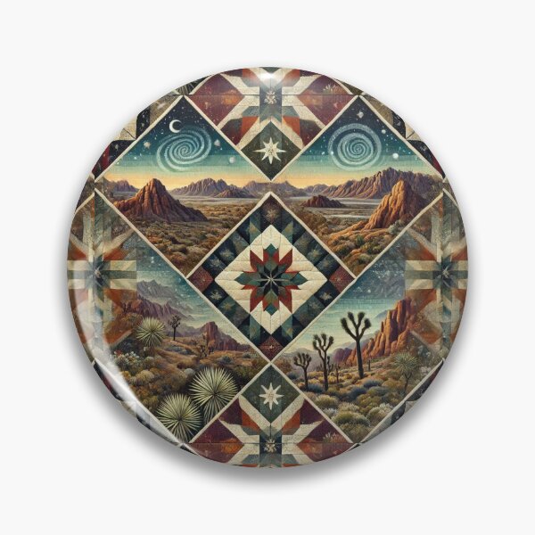 Item preview, Desert Twilight Quilt: Seamless Nevada-Inspired Pattern designed and sold by Meta2Physical.