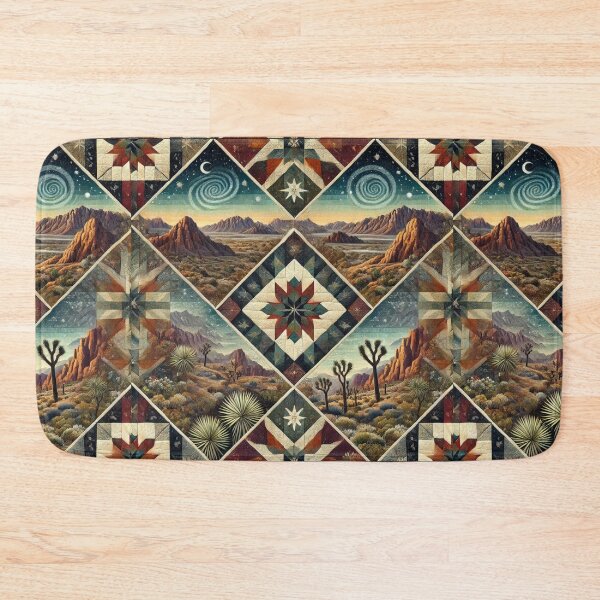 Item preview, Desert Twilight Quilt: Seamless Nevada-Inspired Pattern designed and sold by Meta2Physical.