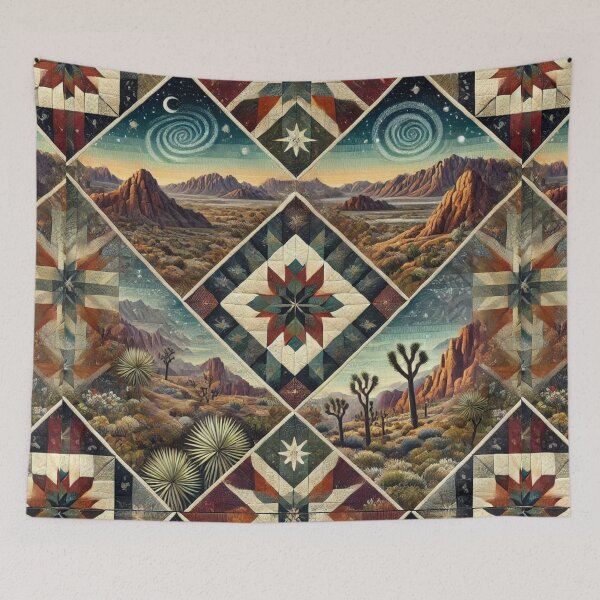 Item preview, Desert Twilight Quilt: Seamless Nevada-Inspired Pattern designed and sold by Meta2Physical.