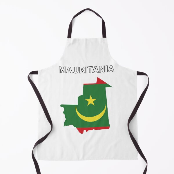 Item preview, Mauritania Flag Map Design designed and sold by atomstartup.