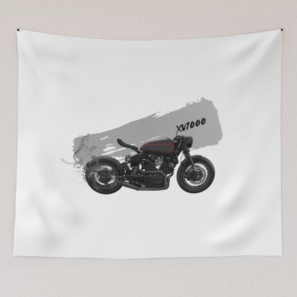 Item preview, yamaha motorcycle XV1000 art designed and sold by sketchjuny.
