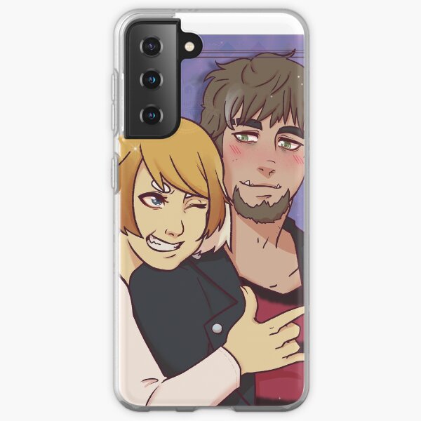 Aggretsuko humanisé Hiada et Retsuko Coque souple Samsung Galaxy