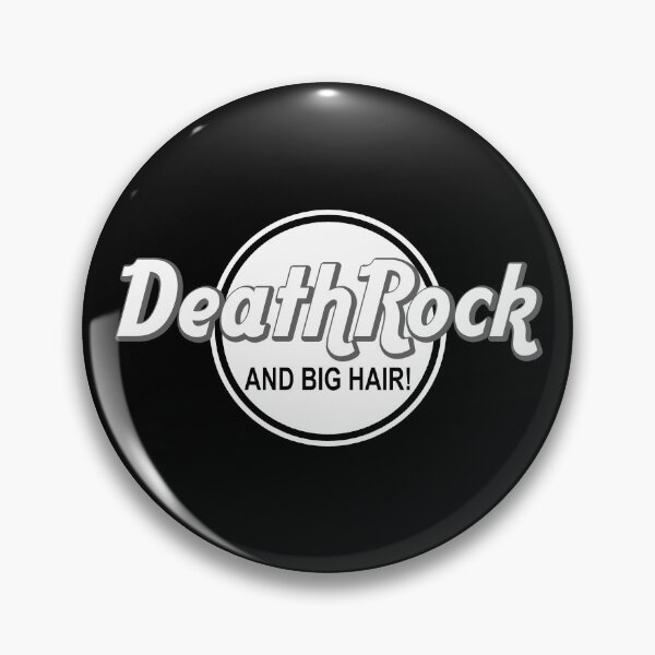 Item preview, Deathrock and Big Hair designed and sold by DJCyberpagan.