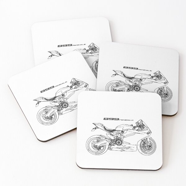 Item preview, ducati motorcycle panigale 899 line art designed and sold by sketchjuny.