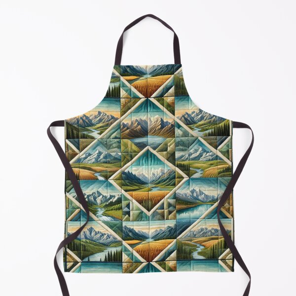 Item preview, Mountain Valley Quilt: Seamless Idaho-Inspired Pattern designed and sold by Meta2Physical.