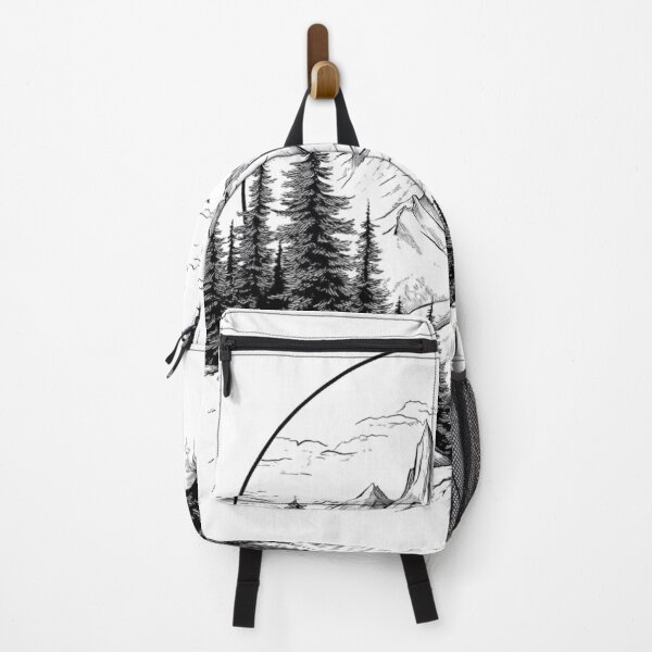 Artikelvorschau, PNW Berge und Bäume in der Natur entworfen und verkauft von Mochasgoods.