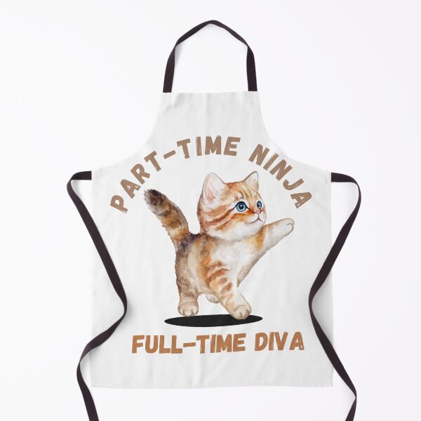 Item preview, PART-TIME NINJA FULL-TIME DIVA designed and sold by DanaTees.