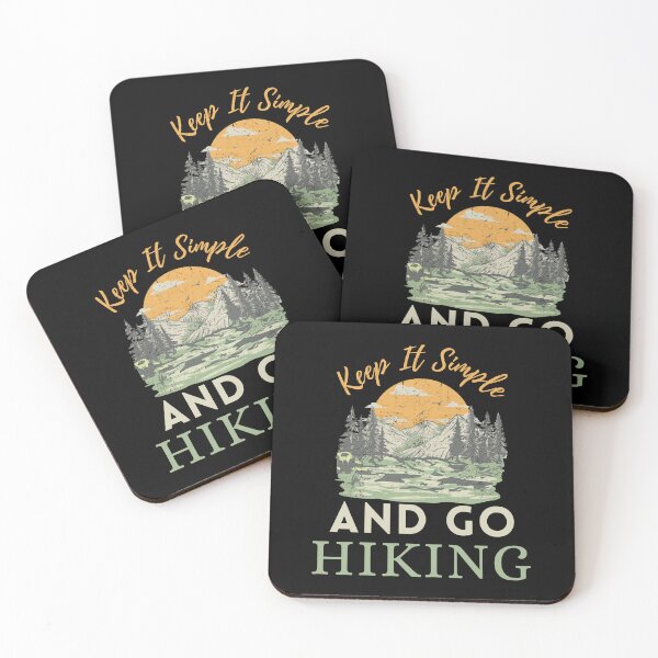 Item preview, Keep it Simple and Go Hiking Retro Style - For Hiking Lovers  designed and sold by Wiss2Arts.