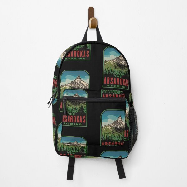 Item preview, The Absarokas Mountains Wyoming Retro designed and sold by HalpinDesign.