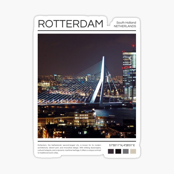 Artikel-Vorschau von Rotterdam - Niederlande - Fotografie, designt und verkauft von StudioRedKoala.