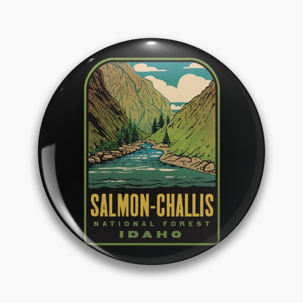 Item preview, Salmon Challis National Forest Idaho Retro designed and sold by HalpinDesign.