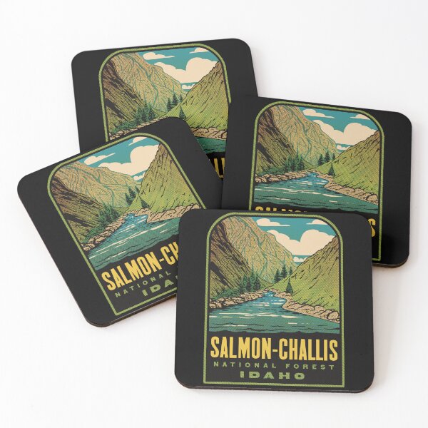 Item preview, Salmon Challis National Forest Idaho Retro designed and sold by HalpinDesign.