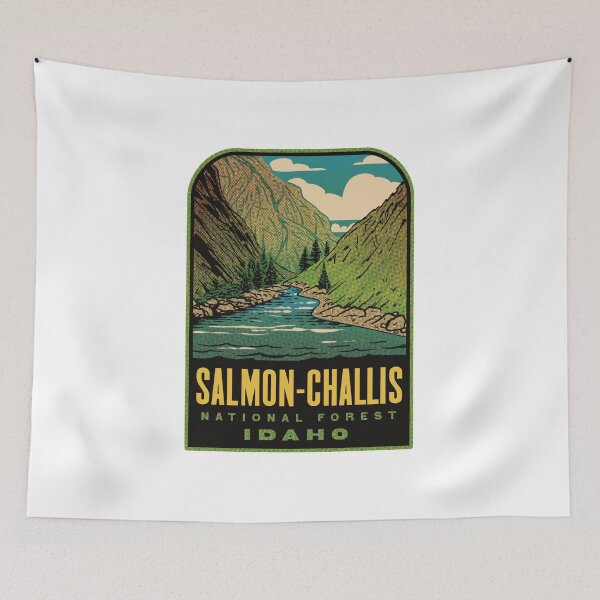 Item preview, Salmon Challis National Forest Idaho Retro designed and sold by HalpinDesign.