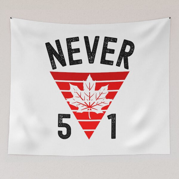 Item preview, Never 51st State Canada Flag designed and sold by tigger shop.