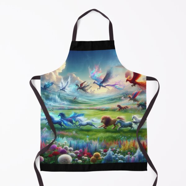 Item preview, Mythical Creature Landscape Painting designed and sold by 2ndSketch.