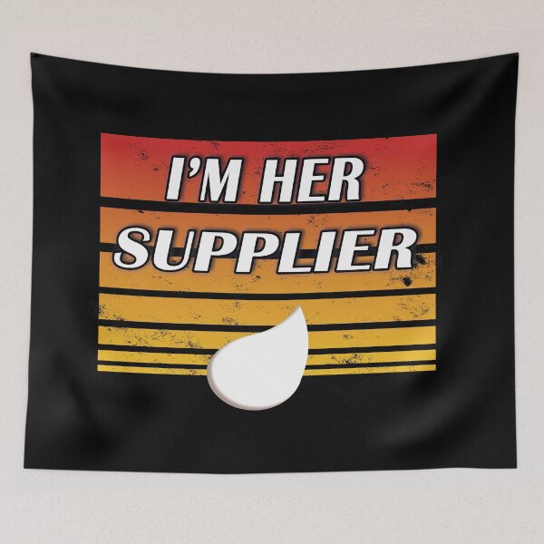 Item preview, I'm her supplier (orange distressed) designed and sold by WordyDreams.