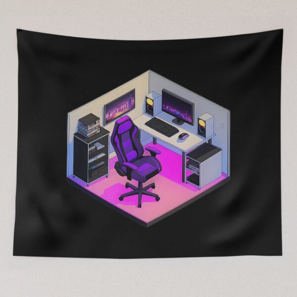 Item preview, Cozy Gaming Setup designed and sold by Full Moon.