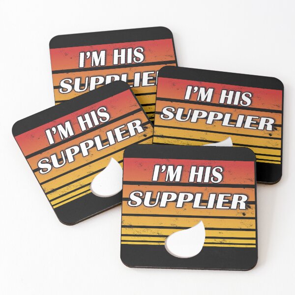 Item preview, I'm his supplier (orange distressed) designed and sold by WordyDreams.